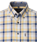Check Short Sleeve Shirt - Yellow