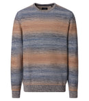 Pattern Round Neck Jumper - Light Goat