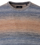Pattern Round Neck Jumper - Light Goat