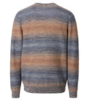 Pattern Round Neck Jumper - Light Goat