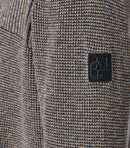 Plain Troyer Zip Jumper - Brown