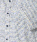 Print Short Sleeve Shirt - Silver