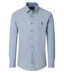Casual Fit Print Shirt - Light Blue
