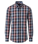 Casual Fit Check Shirt - Light Blue