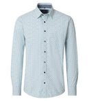 Casual Fit Print Shirt - Dark Petrol