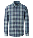Casual Fit Check Shirt - Dark Petrol
