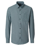 Comfort Fit Print Shirt - Green Milleu