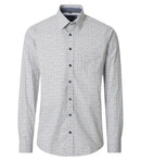 Casual Fit Print Shirt - Garnet