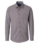 Comfort Fit Print Shirt - Garnet