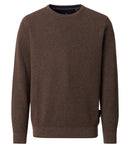 Plain Round Neck Jumper - Coffee Liquer