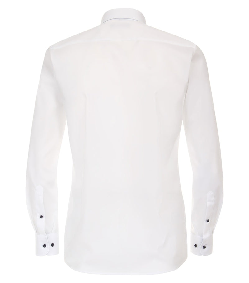 Plain Modern Fit Shirt - White