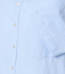 Casual Short Sleeve Shirt - Light Blue