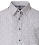 Casual Print Shirt - Light Blue