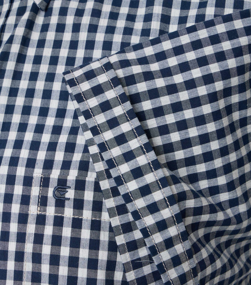 Check Short Sleeve Shirt - Light Blue