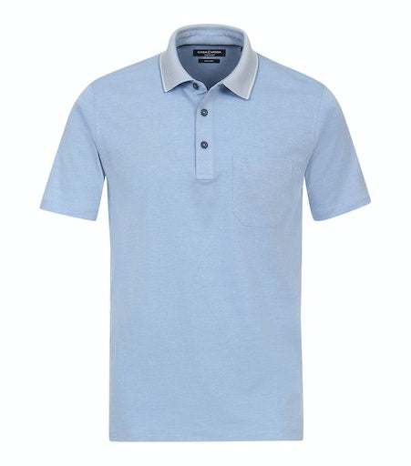 Plain Polo Shirt - Blue1