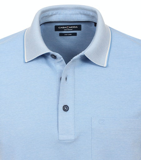 Plain Polo Shirt - Blue1