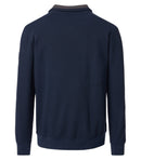 Troyer Zip Sweatshirt - Night Blue