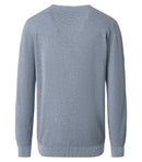 Plain Round Neck Jumper - Ashley Blue