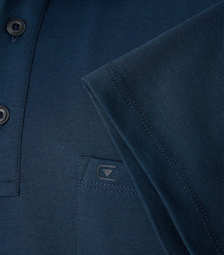 Plain Polo Shirt - Sargasso Sea