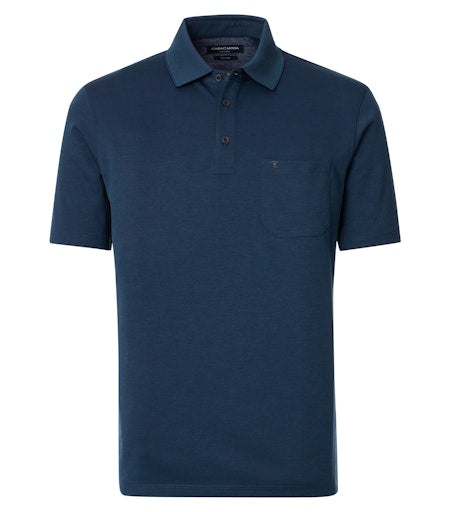 Plain Polo Shirt - Sargasso Sea