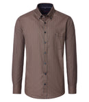 Print Casual Shirt - Brown