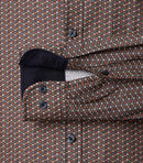 Print Casual Shirt - Brown