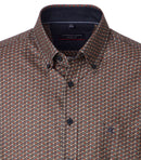 Print Casual Shirt - Brown