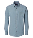 Print Long Sleeve Shirt - Green Milleu