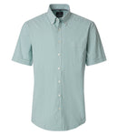 Stripe Short Sleeve Shirt - Green Milleu
