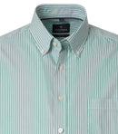 Stripe Short Sleeve Shirt - Green Milleu