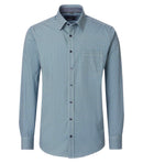 Print Long Sleeve Shirt - Green Milleu