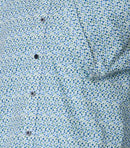 Print Short Sleeve Shirt - Green Milleu