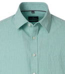 Casual Short Sleeve Shirt - Green Milleu
