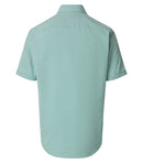 Casual Short Sleeve Shirt - Green Milleu