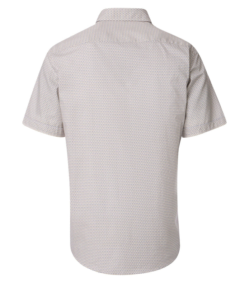 Print Short Sleeve Shirt - Green Milleu