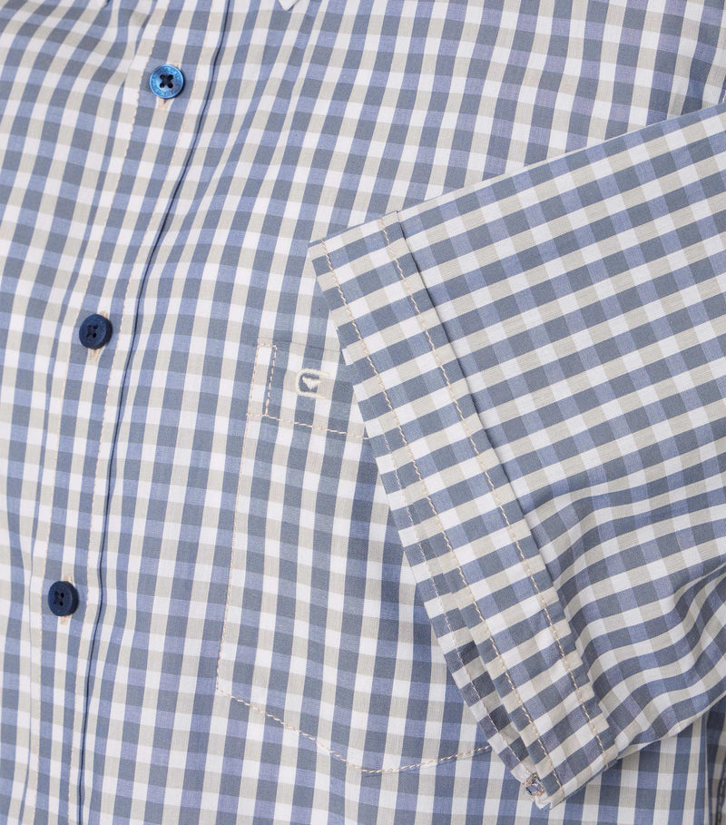 Check Short Sleeve Shirt - Thyme