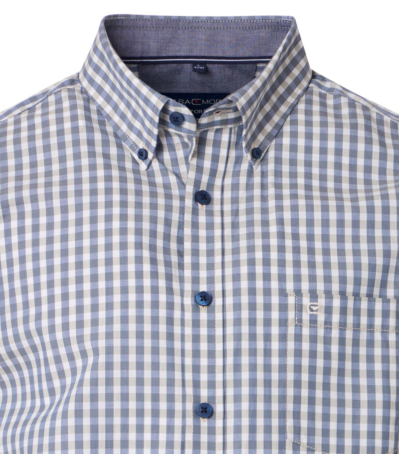 Check Short Sleeve Shirt - Thyme