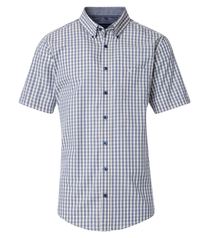 Check Short Sleeve Shirt - Thyme