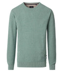 Plain Round Neck Jumper - Green