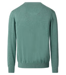 Plain V Neck Jumper - Turquoise