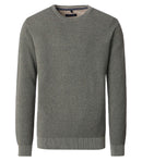 Plain Round Neck Jumper - Seagrass