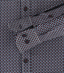 Casual Long Sleeve Print Shirt - Red