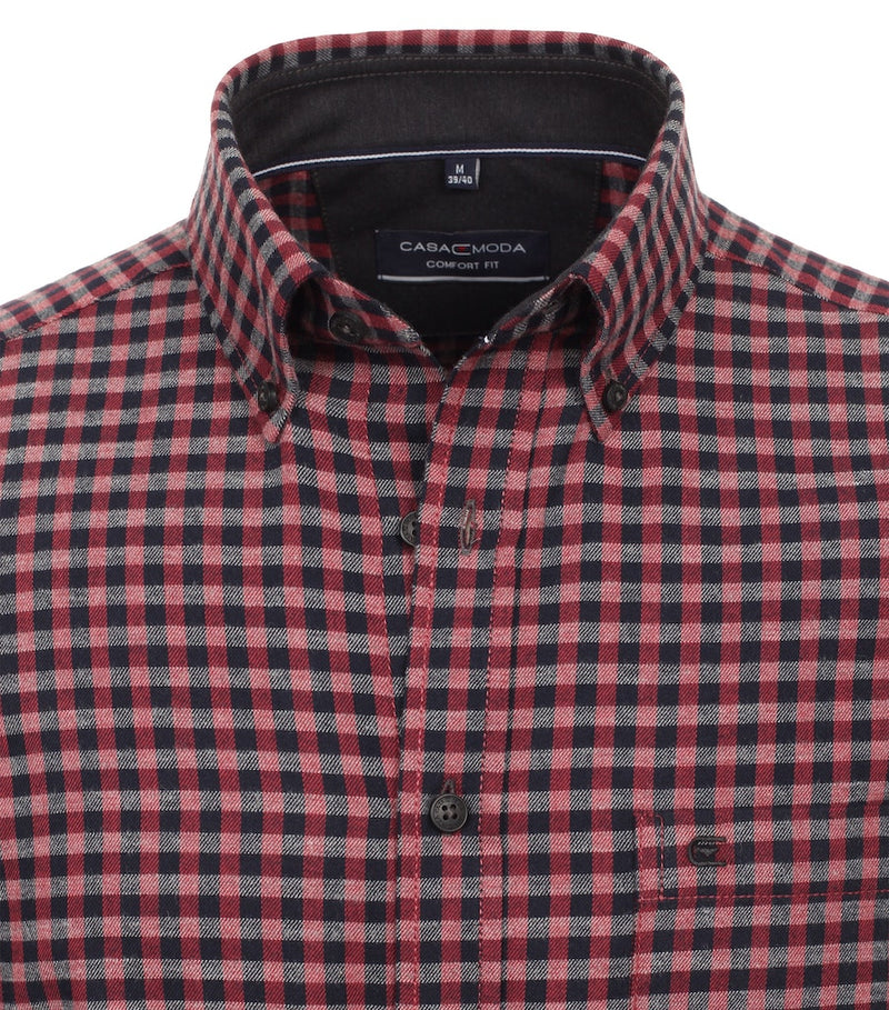 Casa Moda Comfort Fit Shirt - Red