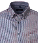Print Casual Shirt - Garnet