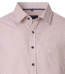 Print Short Sleeve Shirt - Garnet