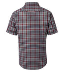 Check Short Sleeve Shirt - Garnet
