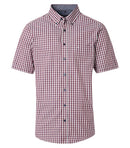 Check Short Sleeve Shirt - Garnet