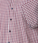 Check Short Sleeve Shirt - Garnet