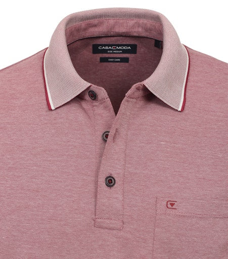Plain Polo Shirt - Red