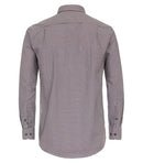 Casual Long Sleeve Print Shirt - Tangarine